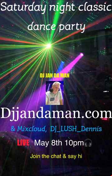 Saturday Night Classic Dance Party 5 8 21 @256