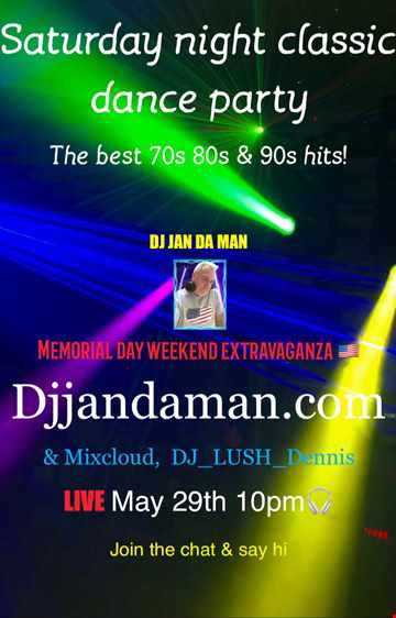 Saturday Night Classic Dance Party 5/29/21