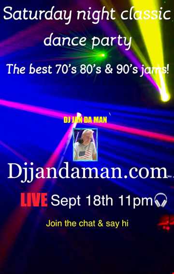 Special Saturday Night Classic Dance Party 9 19 21